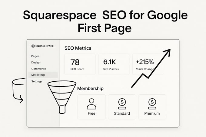 optimize your squarespace website SEO to rank on google first page