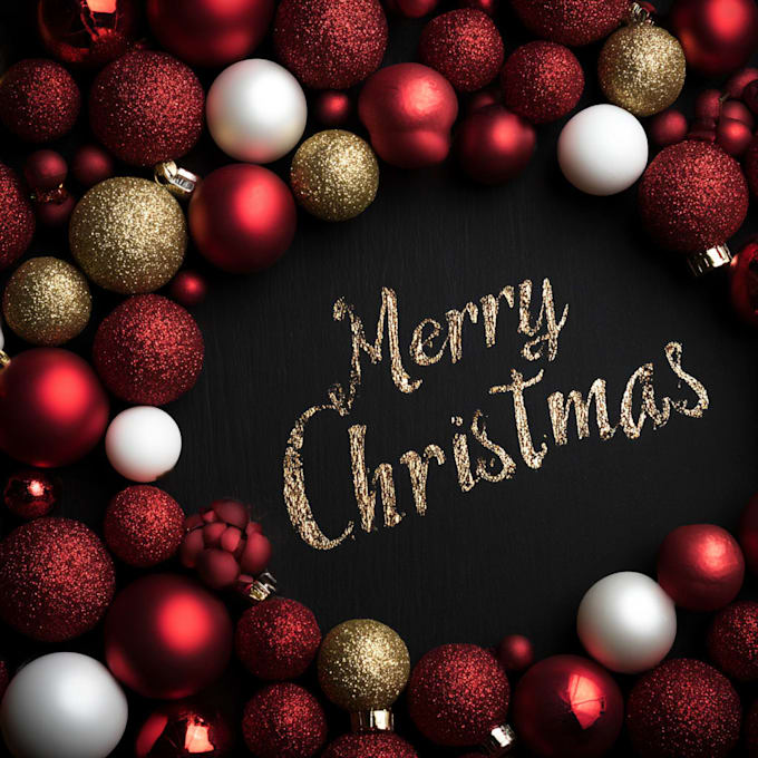 create a beautiful illustrated christmas card