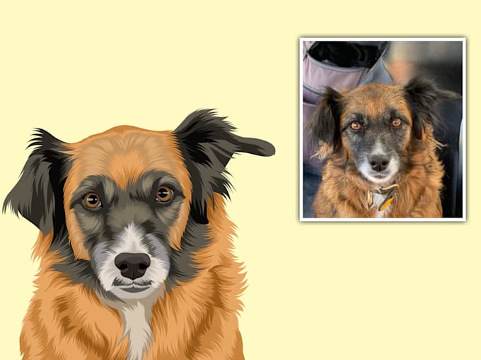 draw pet portrait in 12 hours