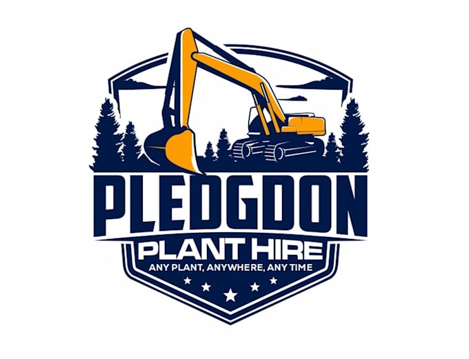 design wonderful excavator logo
