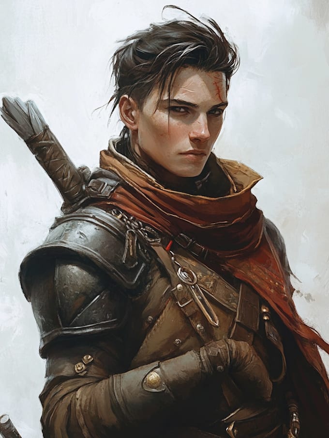 Draw dnd character art, fantasy illustration or concept art by ...