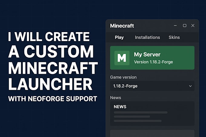 create a custom minecraft launcher with neoforge support