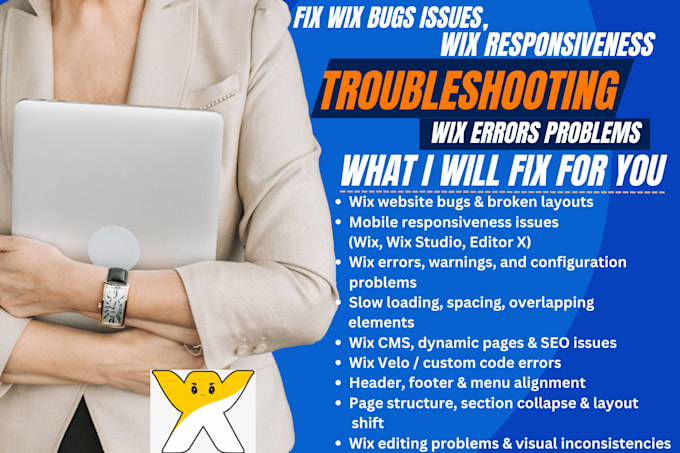 fix wix bugs issues,wix responsiveness wix errors problems any troubleshoot