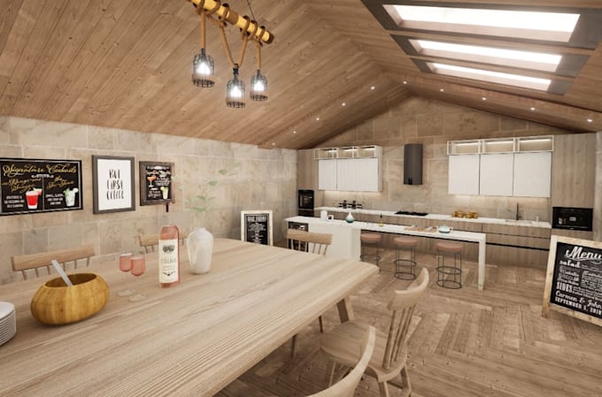 cgi teahouse interior,dessert lounge,cafe layout,3d bakery render, bistro design
