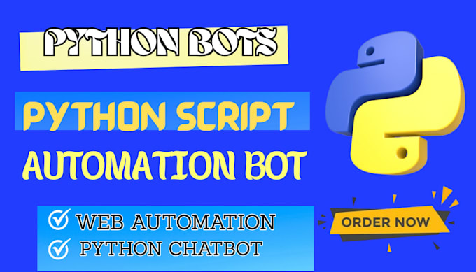 build custom python bot, scripts web automation python automation and matplotlib