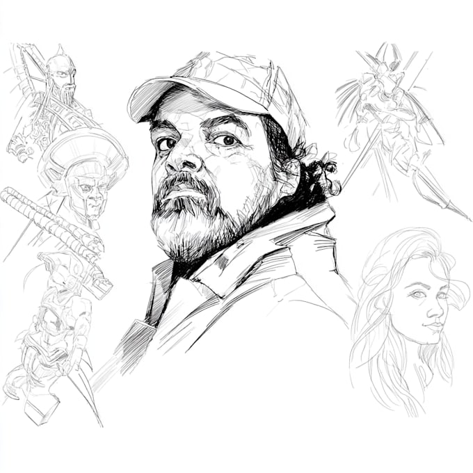 be your digital sketch artist