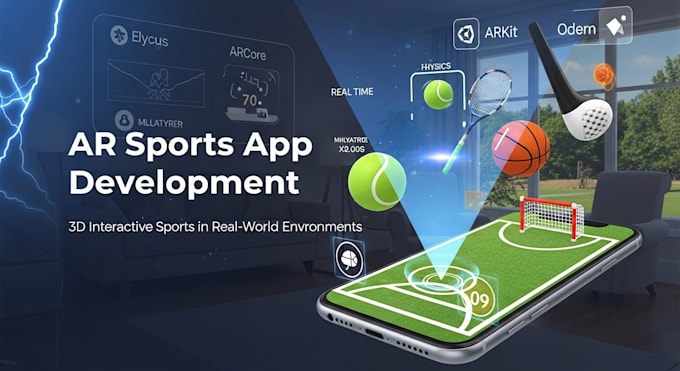 create ar mini sports app with interactive 3d gameplay