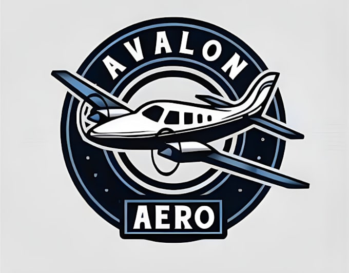 do modern aviation logo design