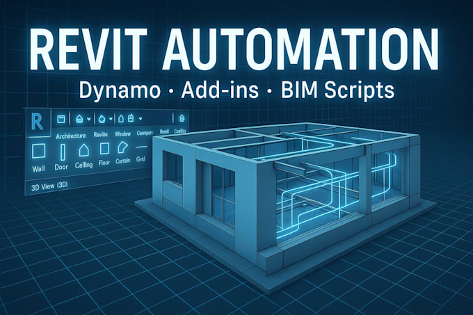 develop revit addins, parametric tools, and bim automation scripts