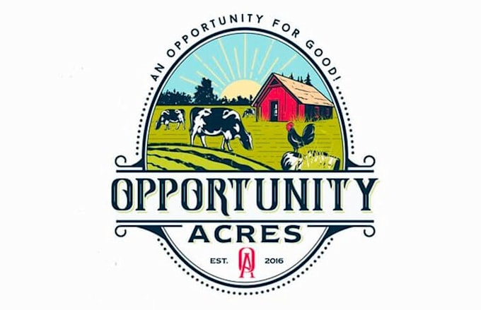 do awesome farm logo design