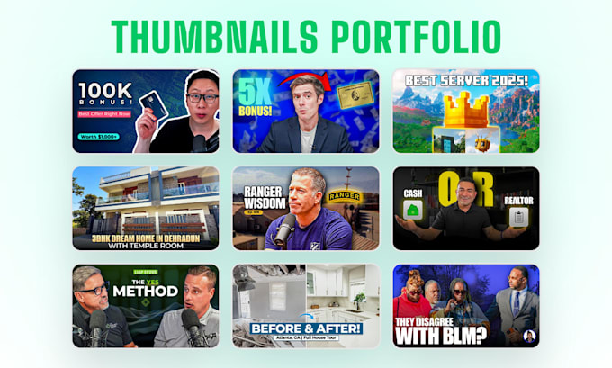 Design custom youtube thumbnails designed to maximize clicks by ...