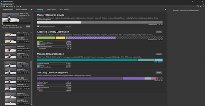 fix bugs, optimize your unity 3d game