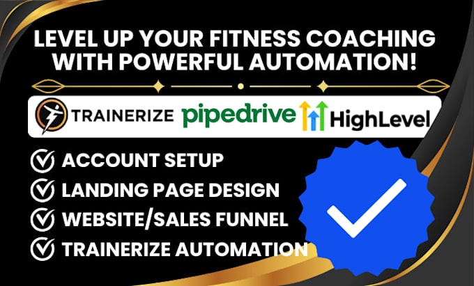 do gohighlevel fitness coach website trainerize crm automation pipedrive funnel