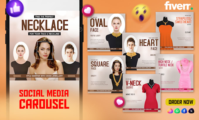 design amazing swipeable carousel posts for instagram