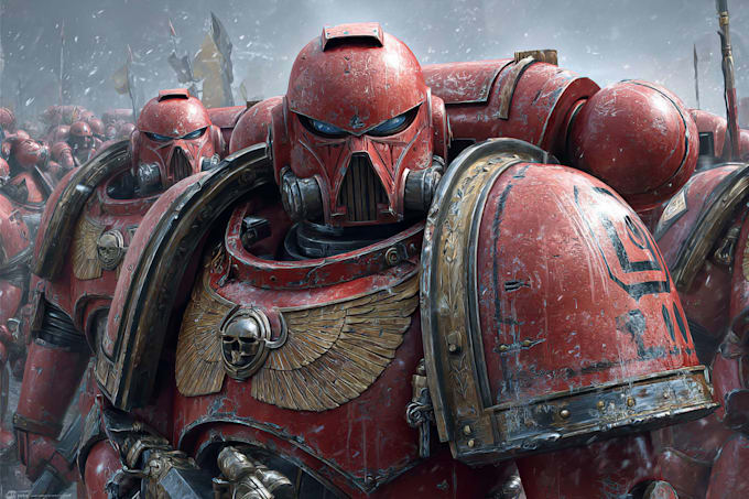 draw your warhammer 40k character illustration
