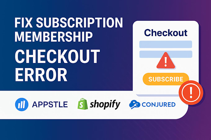 fix shopify subscription checkout error and bugs with appstle subscription