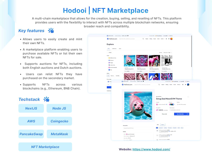 build nft marketplace with custom smart contracts
