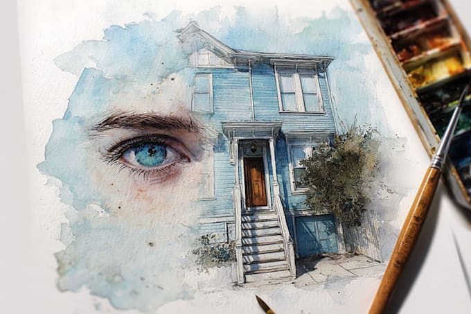 make personalized watercolor illustrations for gifts