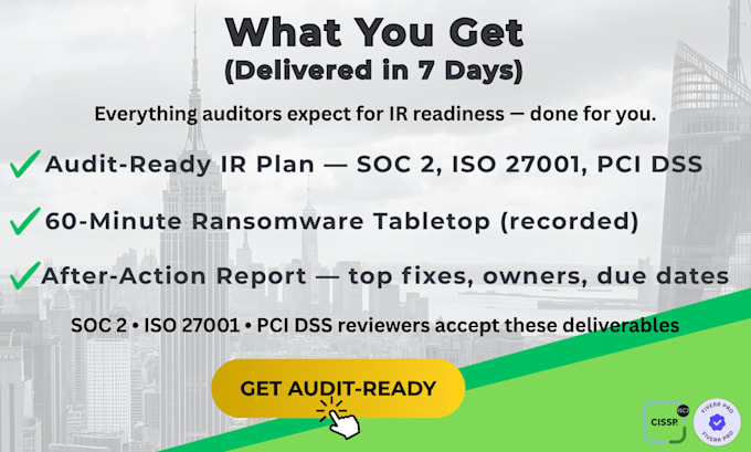 build your incident response plan and run a ransomware tabletop drill