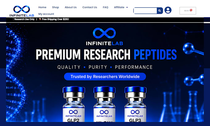set peptide ads fda compliance with ai shop agency coa research peptide website
