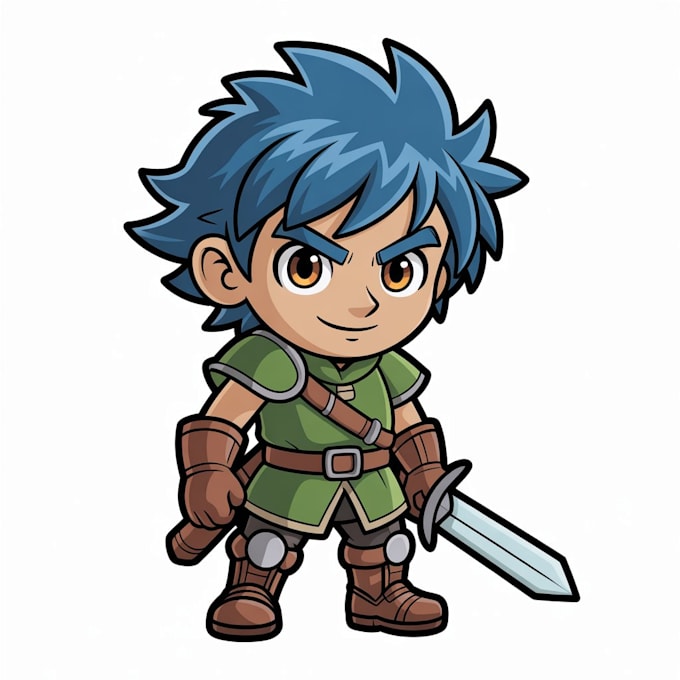 draw 2d game character or 2d game character