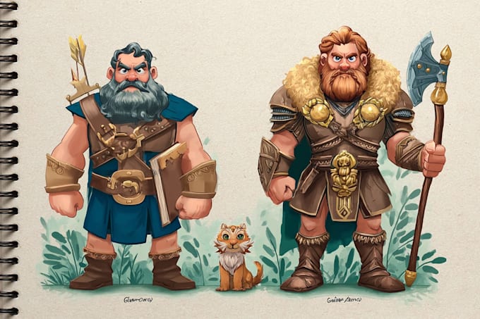 create character design for game