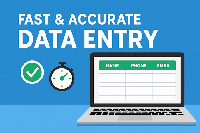 professional data entry and excel services