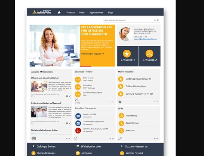 build intranet website, extranet website and sharepoint intranet system