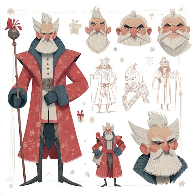 custom cute christmas character