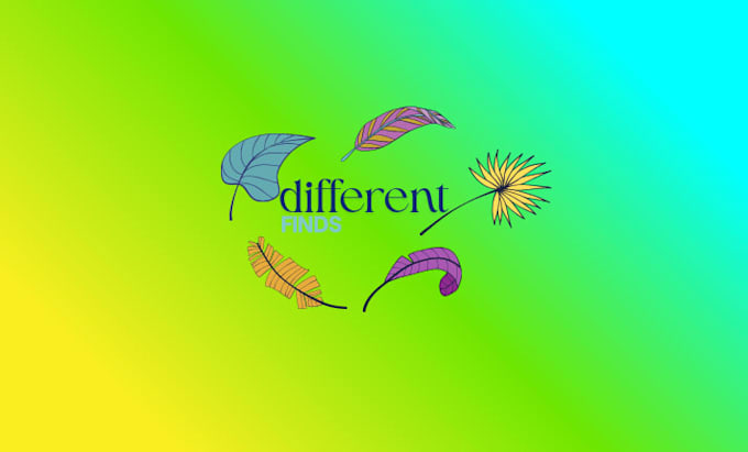 create modern minimalist and water color logo