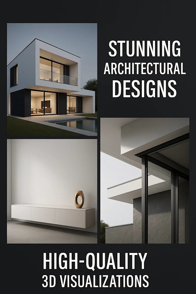 create stunning architectural designs and high quality 3d visualizations