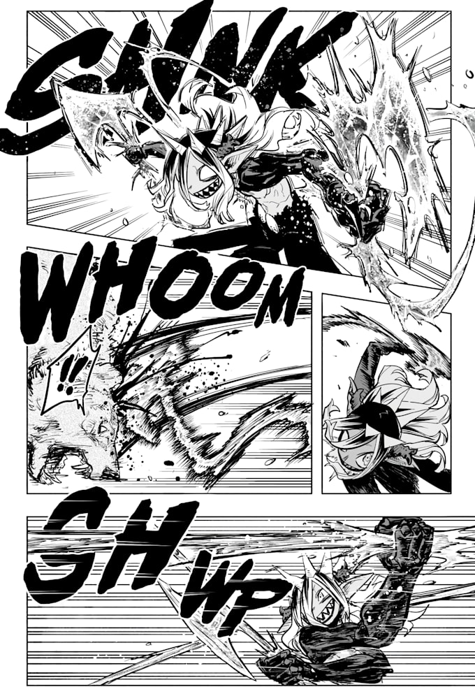 clean and typesetting manga