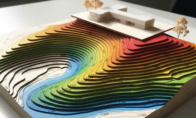 do site contours and elevation maps for architecture
