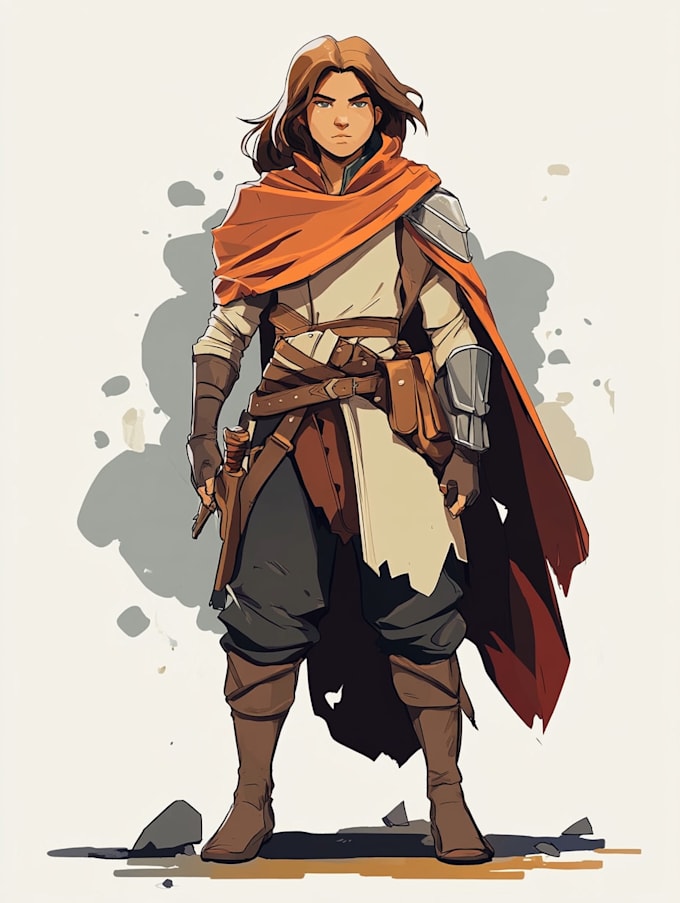 draw 2d game character or 2d game