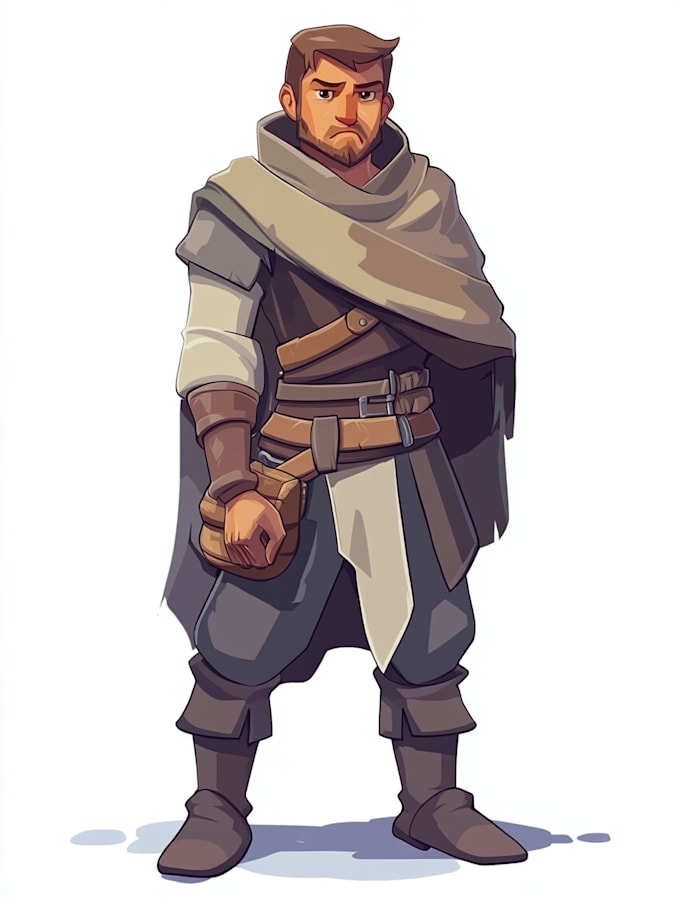 draw 2d game character or 2d game character