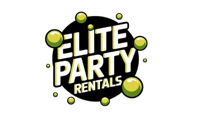 create a modern and creative logo for events and parties