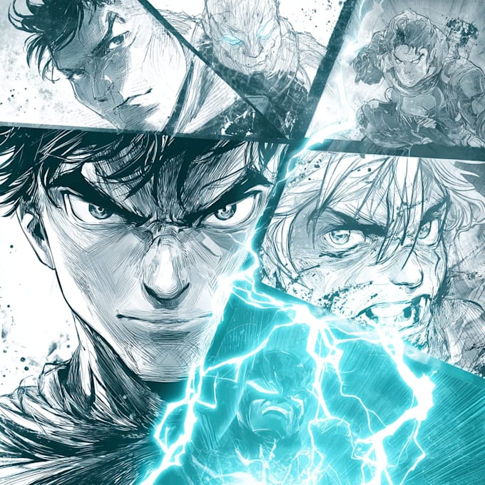 be your comic artist for comic illustration comic, comic pages and comic cover