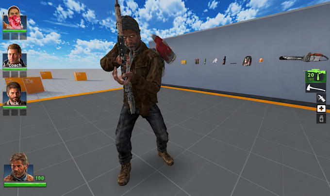 port, rig, or create custom 3d character for left4dead2 l4d2 model source engine