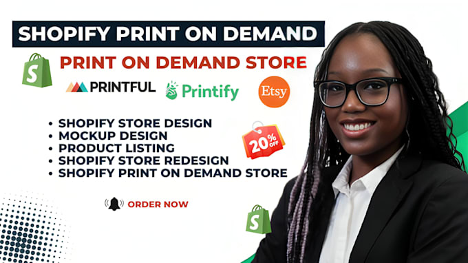 shopify pod store, etsy pod, print on demand, etsy printify printful gelato