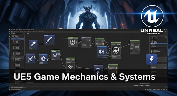 Develop unreal engine 5 game mechanics and systems by Marish_lovet | Fiverr