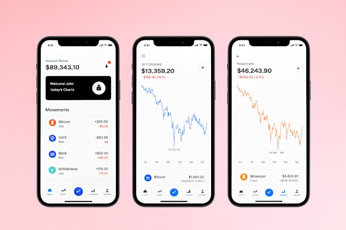 build fintech app loan app neobank app crypto wallet app banking app