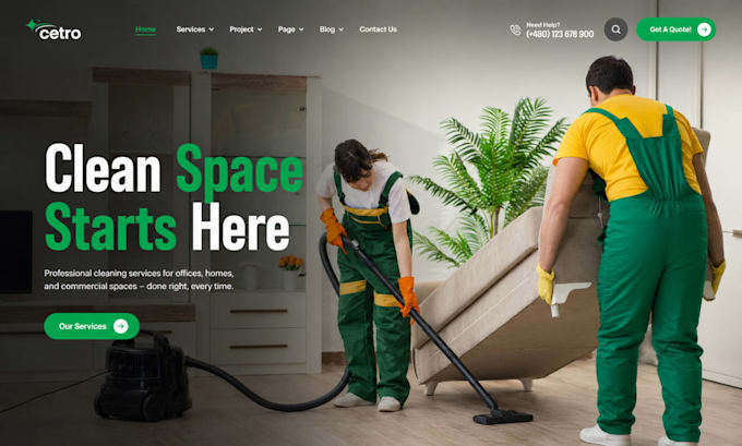 build residential cleaning website house, office cleaning website booking koala