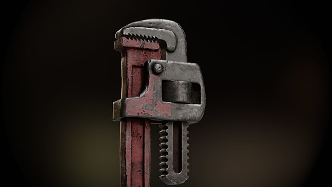 create 3d game props low poly  pbr ready
