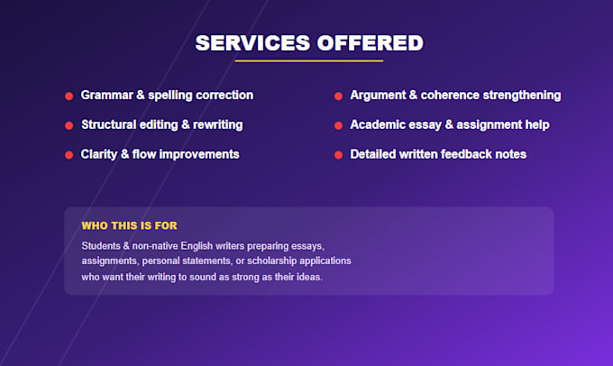 polish and strengthen your academic essay or assignment