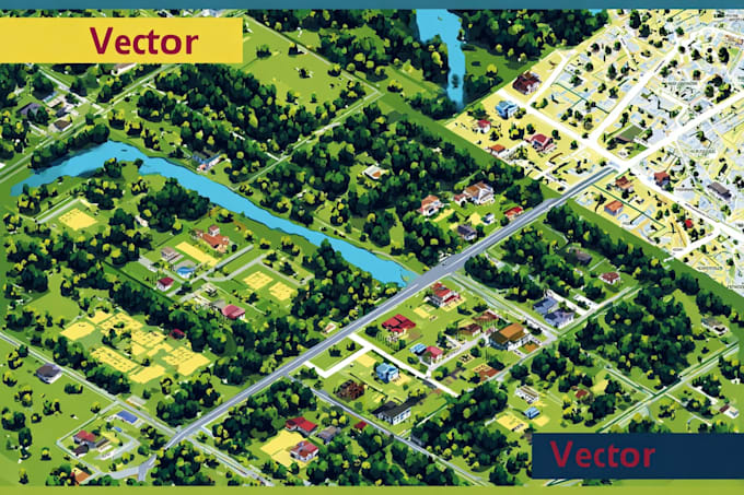 create a custom vector map for your business location in illustrator
