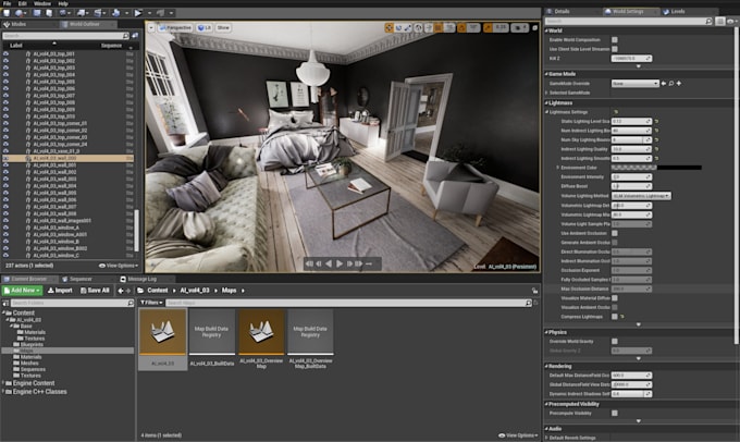 design and implement custom blueprints, 3d model and assets in unreal engine 5