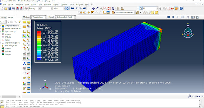 do solidworks comsol abaqus cfd and fea and mehanical engineering project