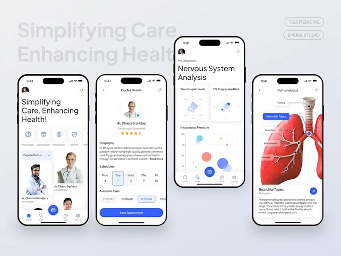 develop a hipaa compliant telehealth mobile app in flutter