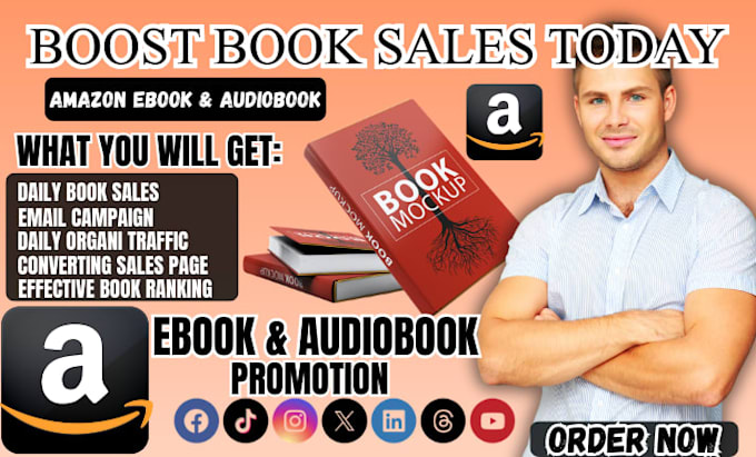 do audiobook and ebook promotion, booktok promotion, amazon kdp to boost sales