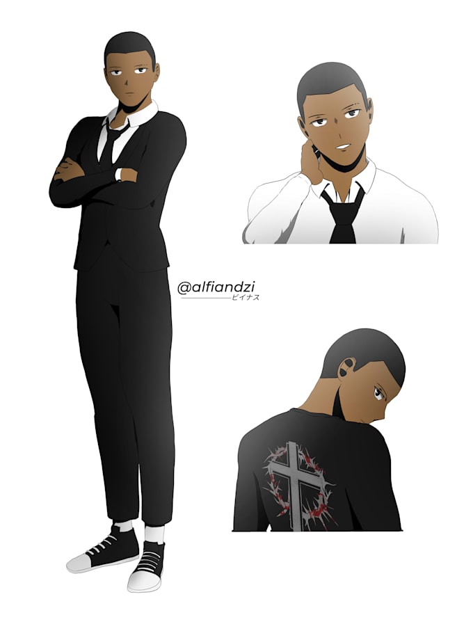 draw anime style illustration for you